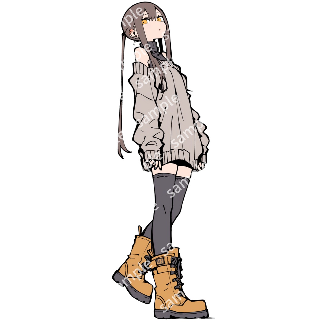 【立ち絵_068】私服の女の子