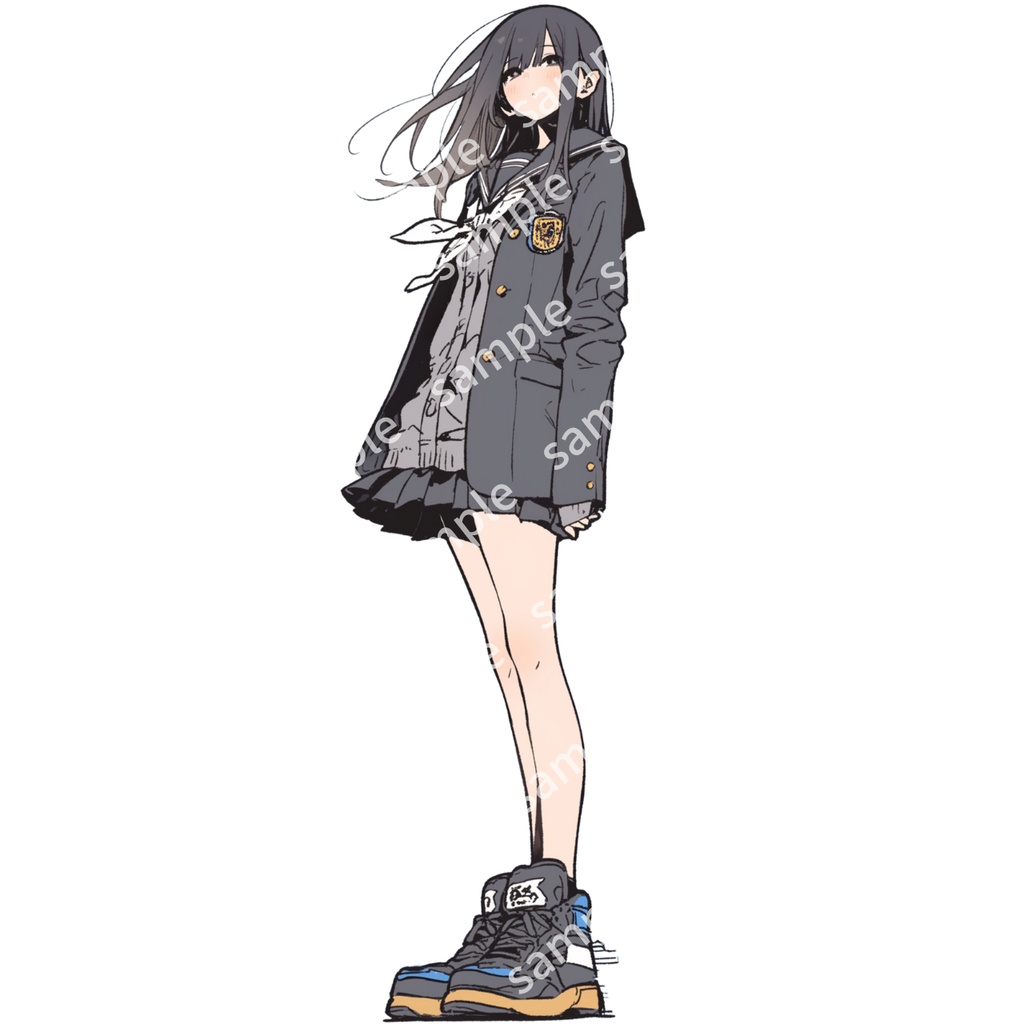 【立ち絵_068】私服の女の子