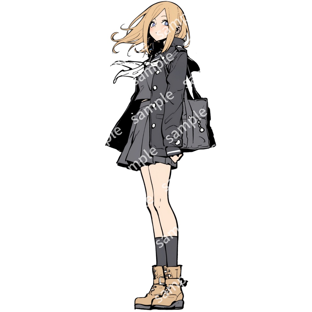【立ち絵_070】制服の女の子