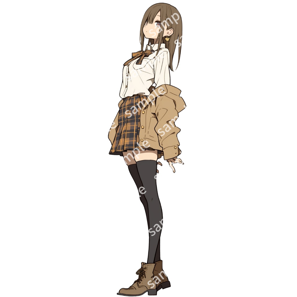 【立ち絵_071】私服の女の子