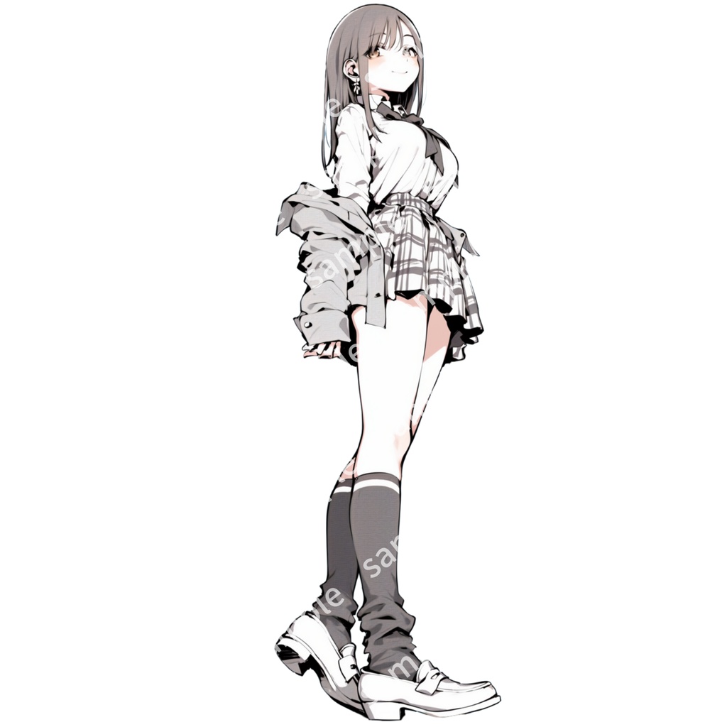 【立ち絵_073】私服の女の子
