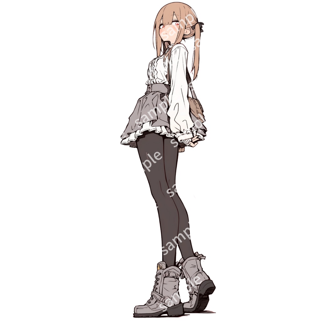 【立ち絵_075】私服の女の子