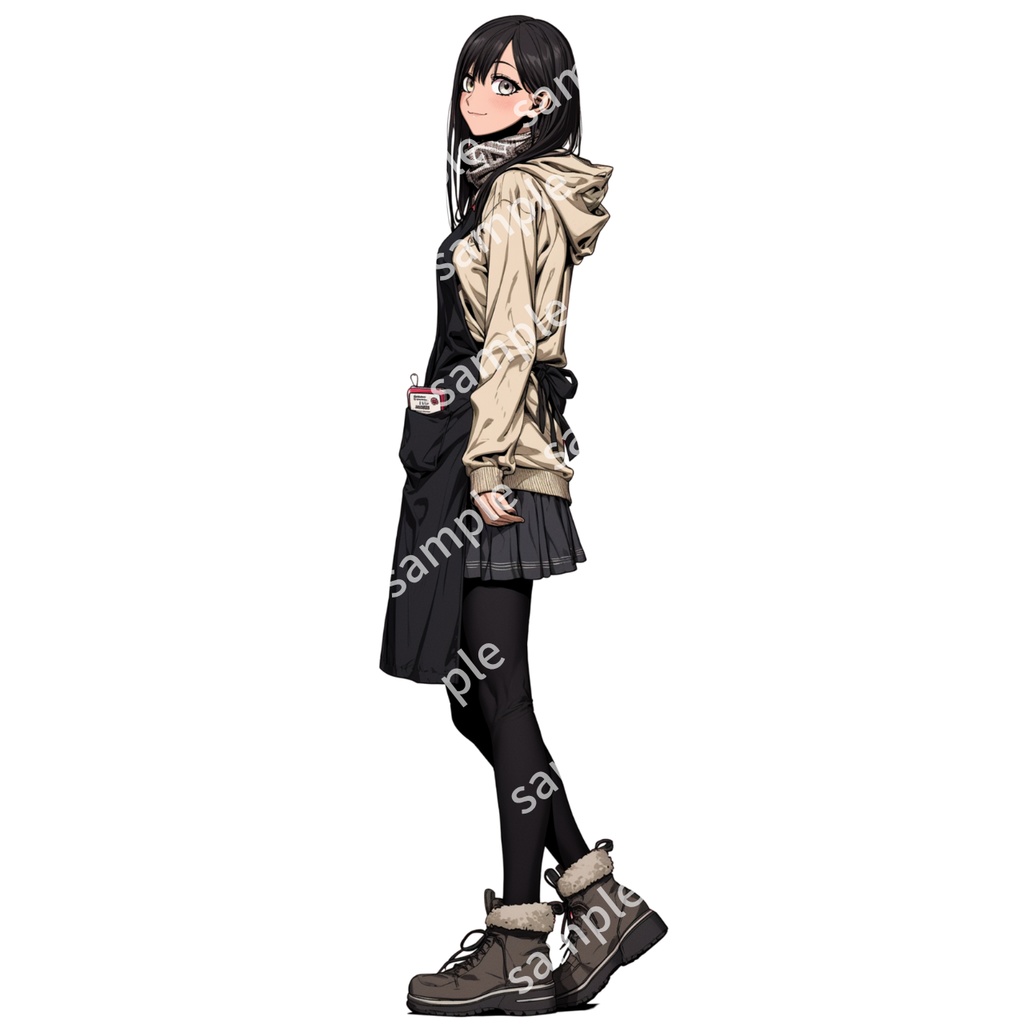 【立ち絵_077】私服の女の子