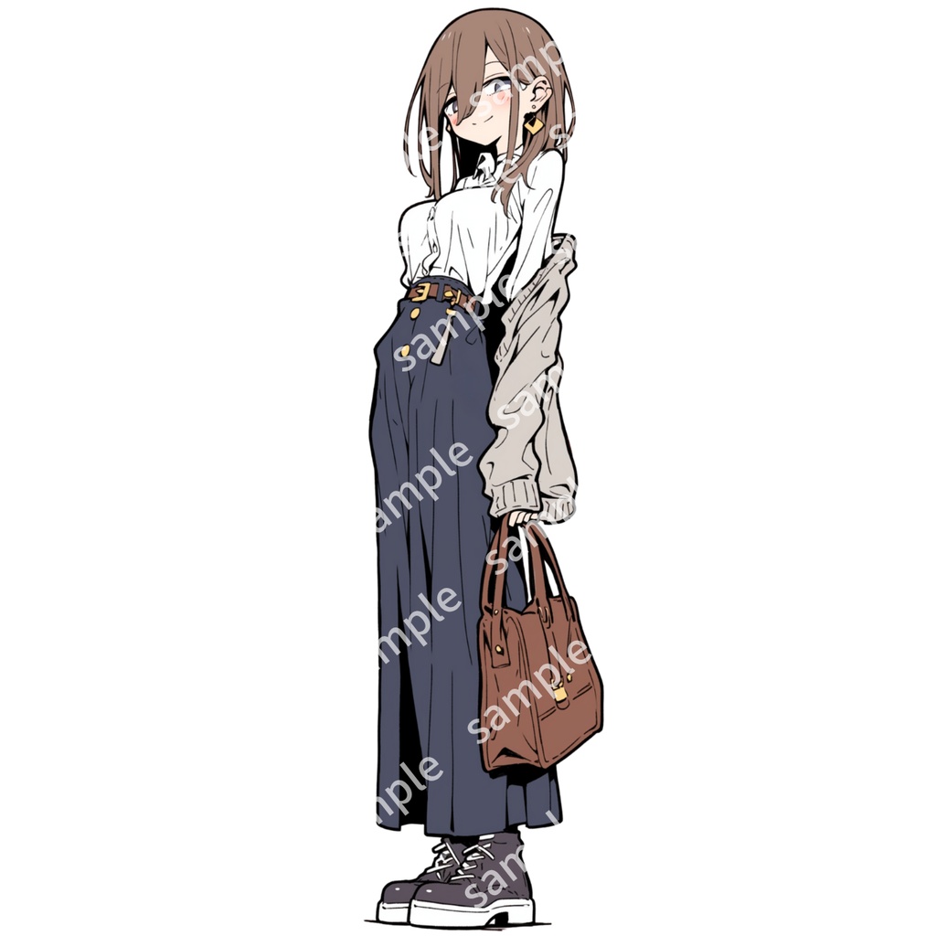 【立ち絵_081】私服の女の子