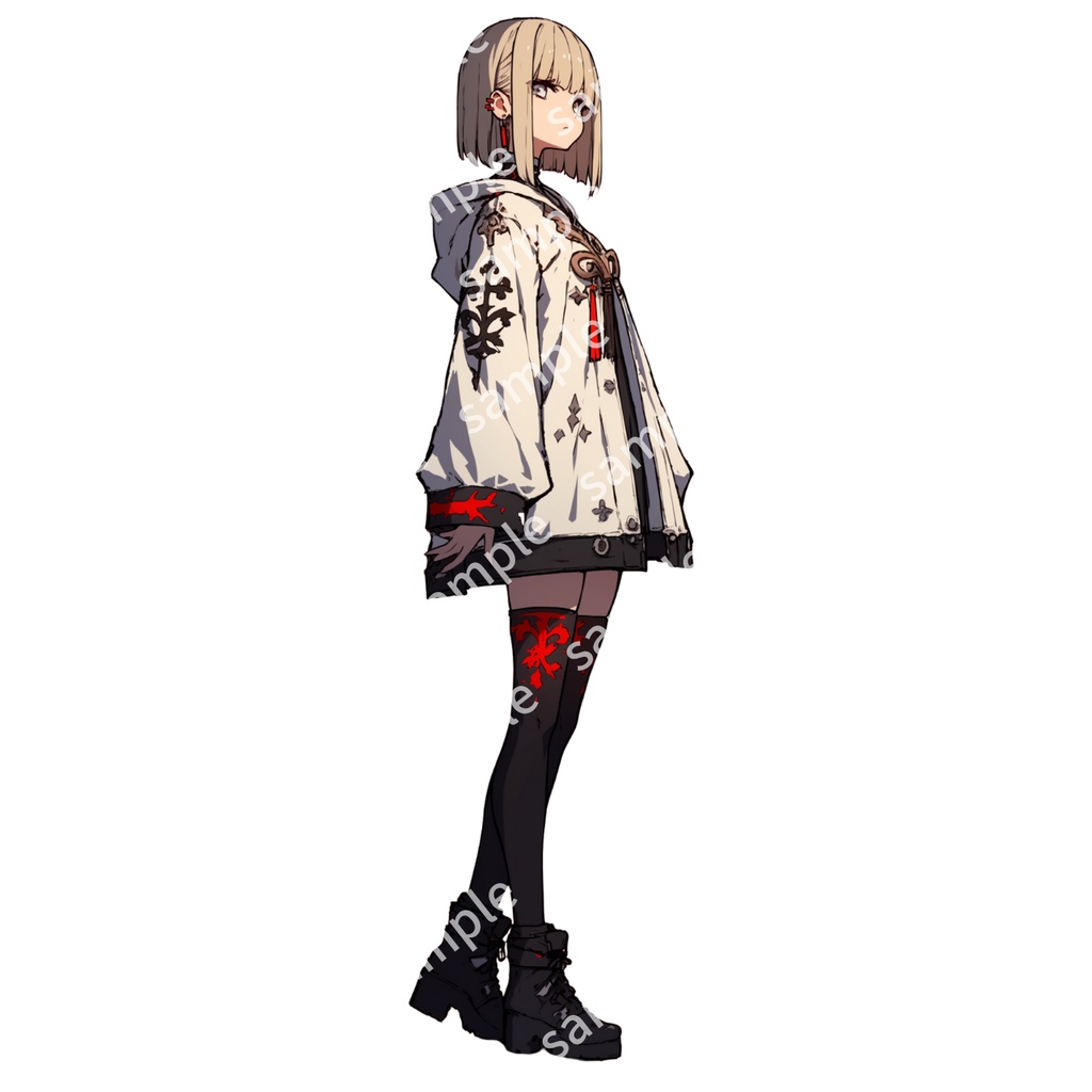 【立ち絵_081】私服の女の子