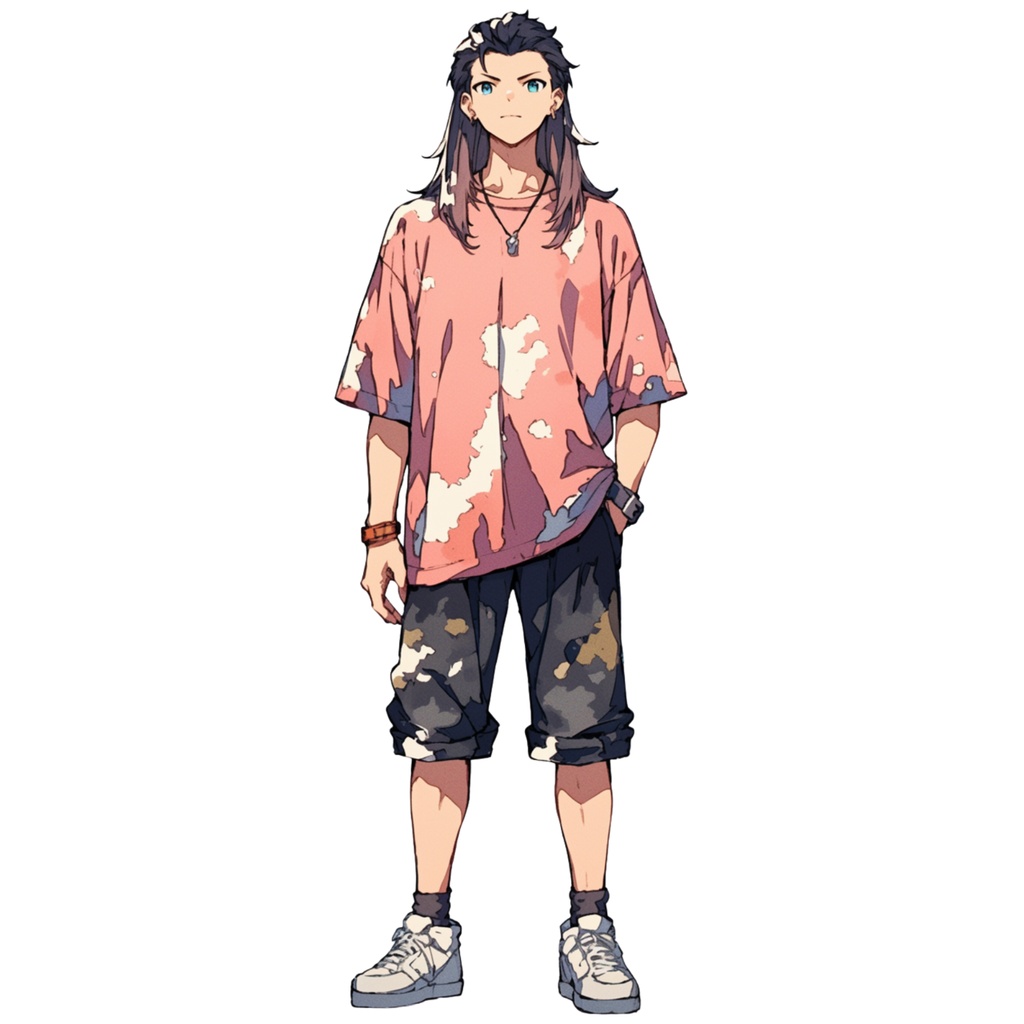 【無料立ち絵_09】私服の男の子