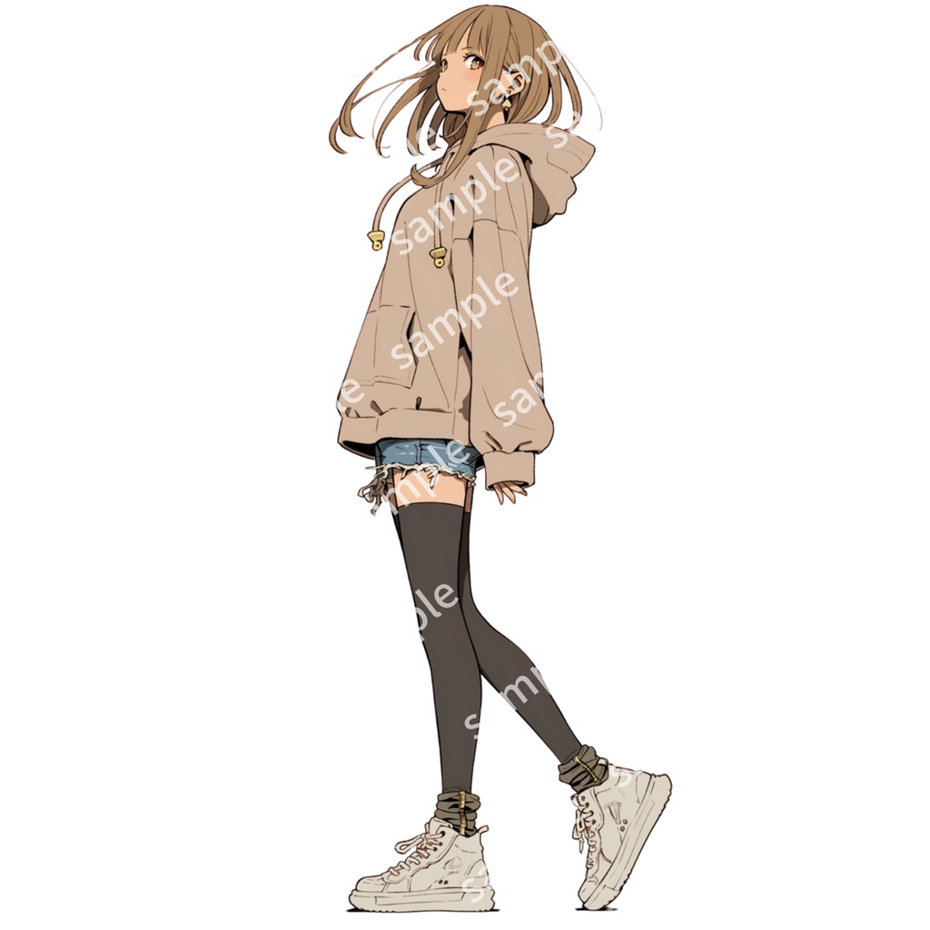 【立ち絵_083】私服の女の子