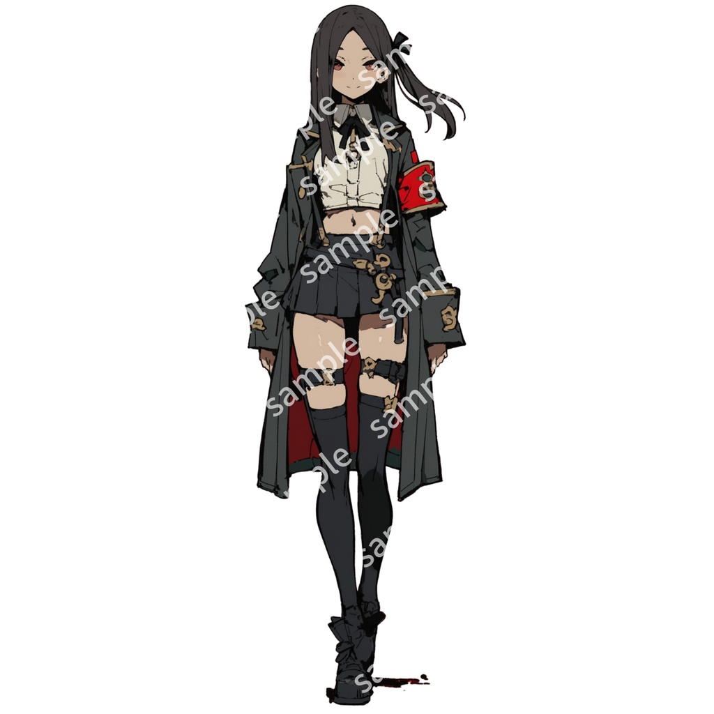 【立ち絵_086】軍服の女の子