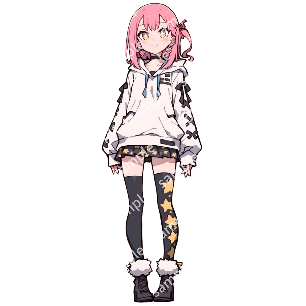 【立ち絵_095】アイドルの女の子