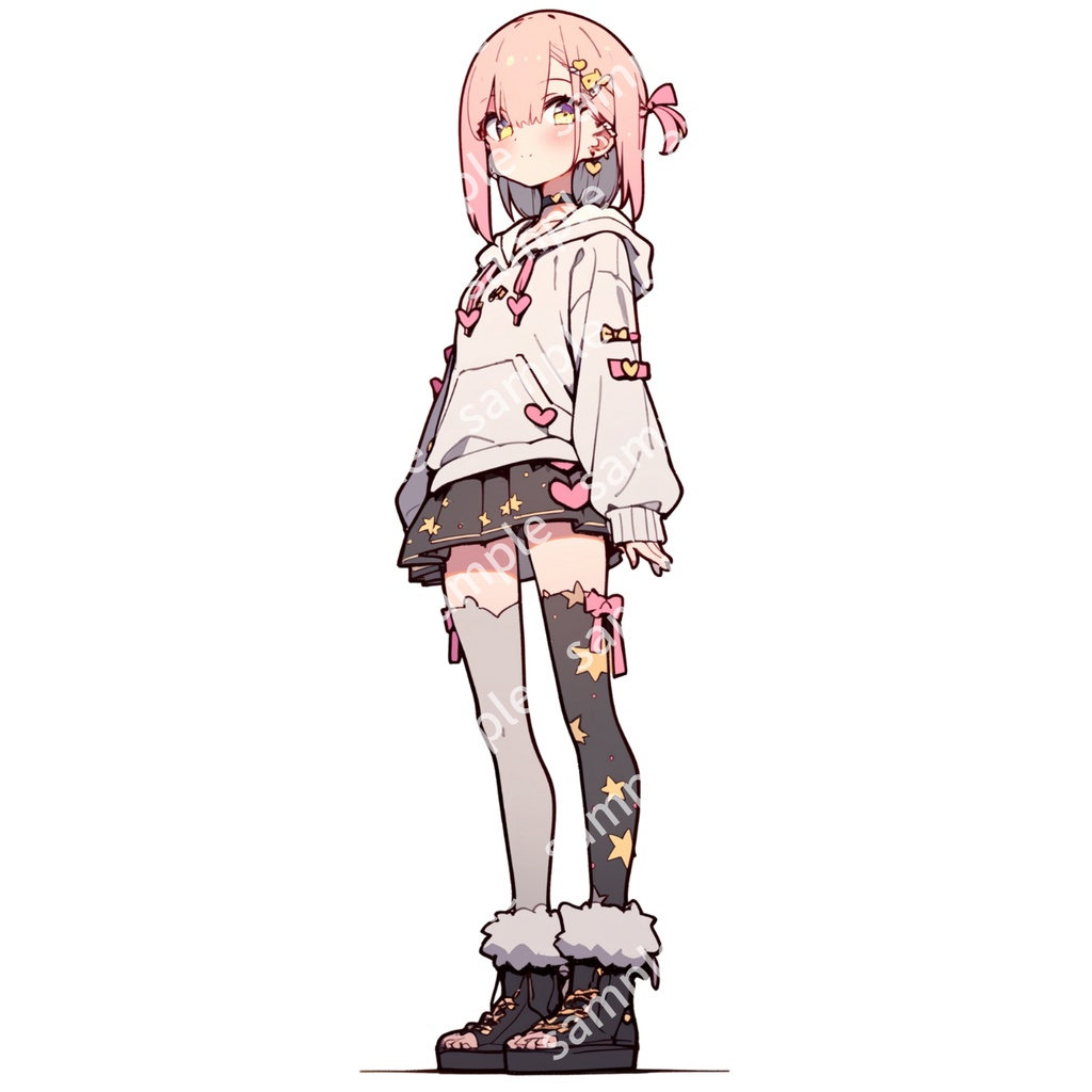 【立ち絵_096】私服の女の子