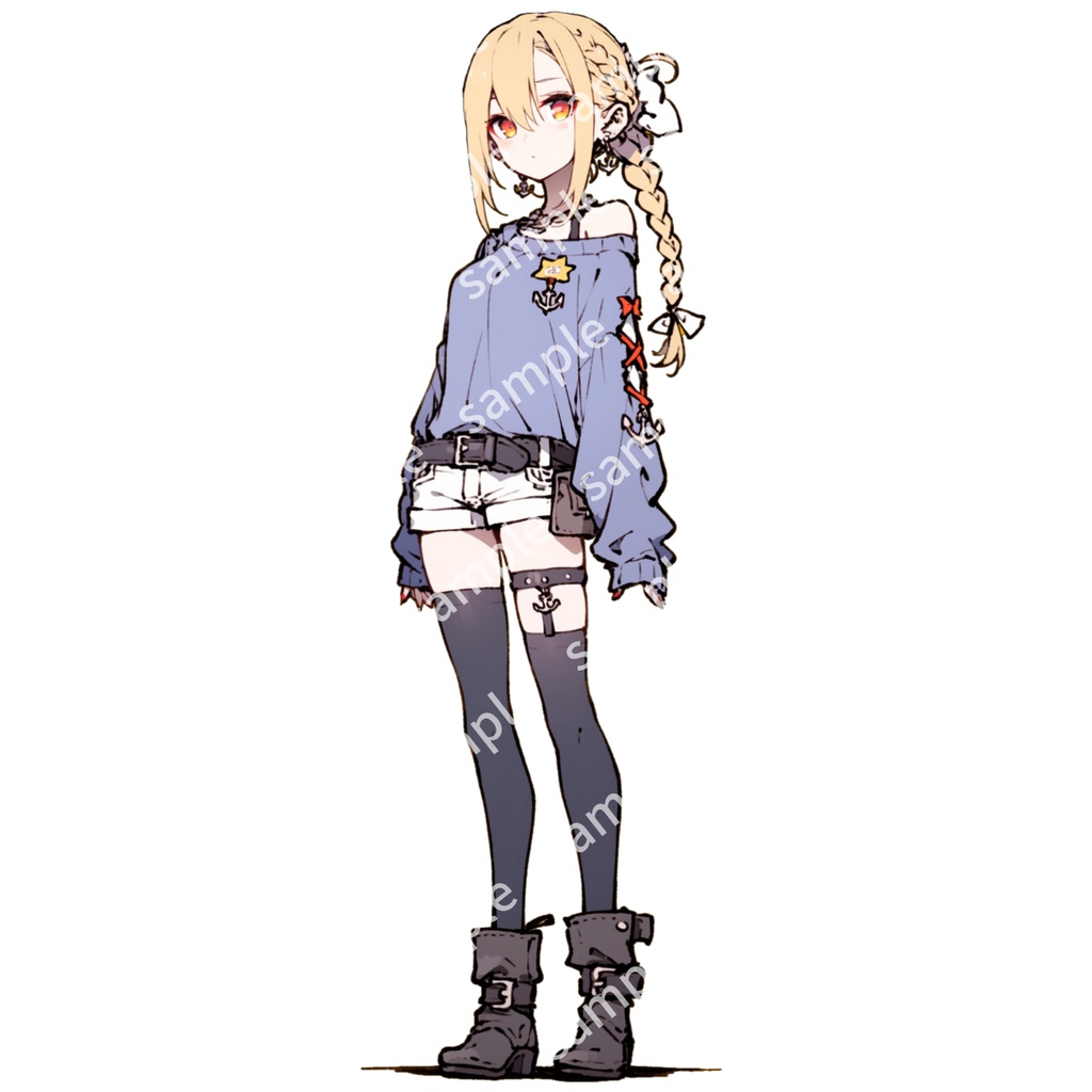 【立ち絵_096】私服の女の子