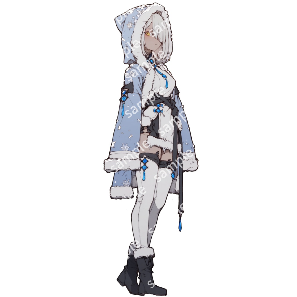 【立ち絵_098】雪国風の女の子