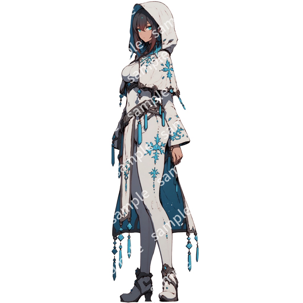 【立ち絵_098】雪国風の女の子