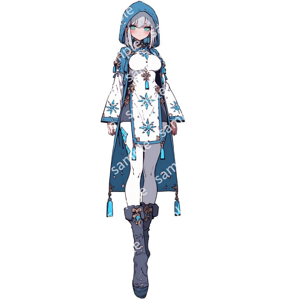 【立ち絵_099】雪国風の女の子