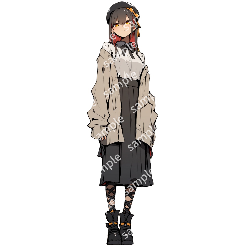 【立ち絵_104】私服の女の子