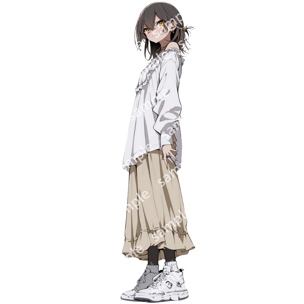 【立ち絵_107】私服の女の子