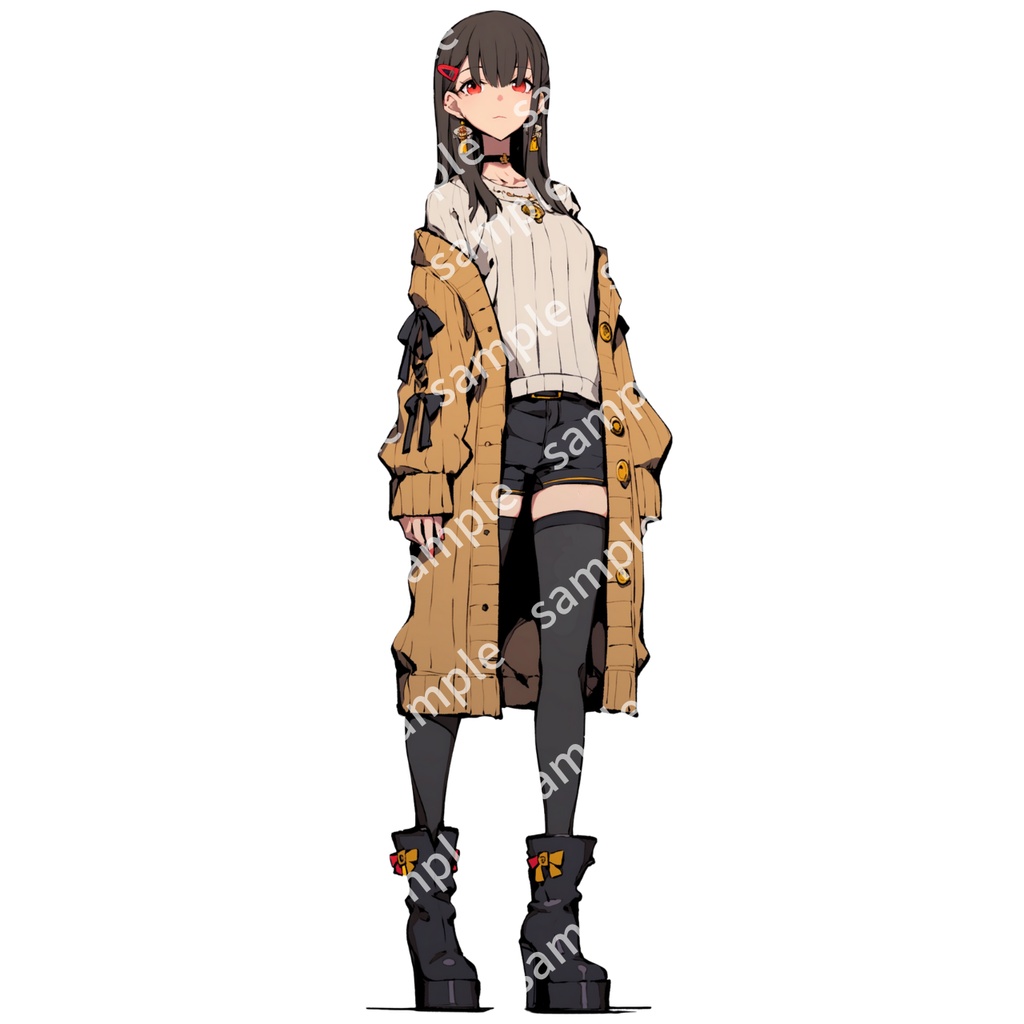 【立ち絵_107】私服の女の子