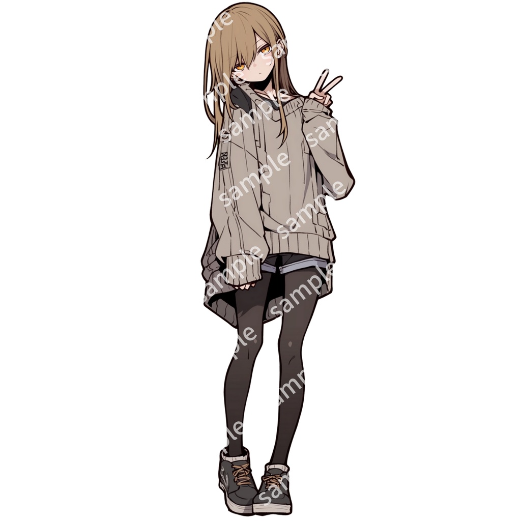 【立ち絵_113】私服の女の子