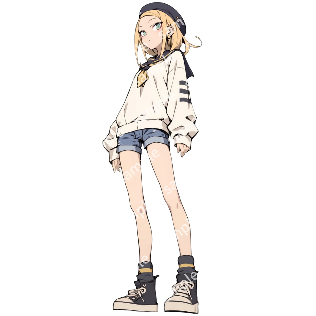 【立ち絵_117】私服の女の子