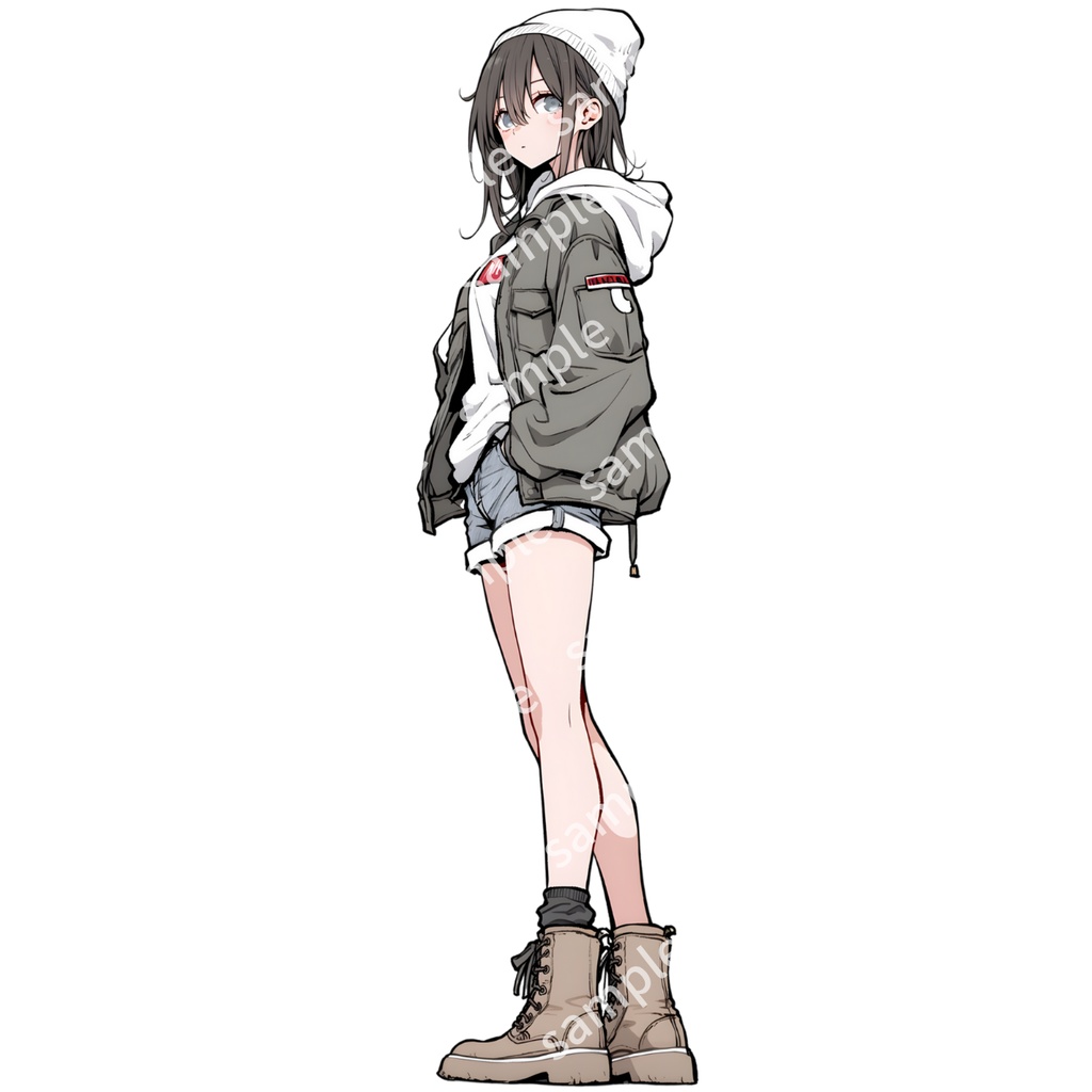 【立ち絵_122】私服の女の子