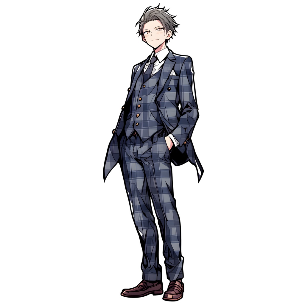 【無料立ち絵_14】スーツの男性