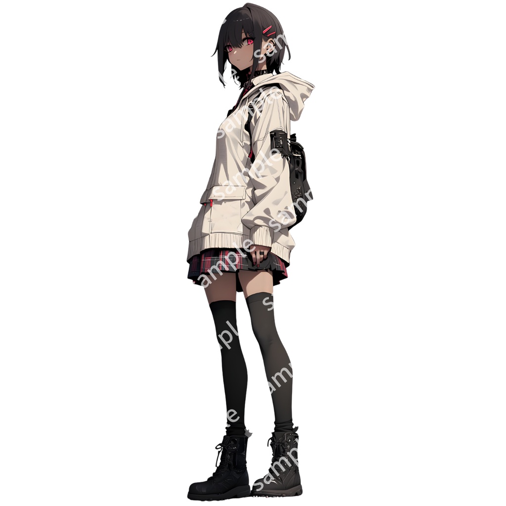 【立ち絵_127】私服の女の子