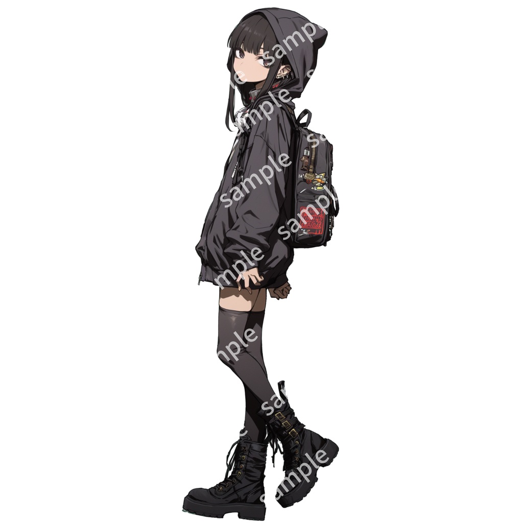 【立ち絵_128】私服の女の子