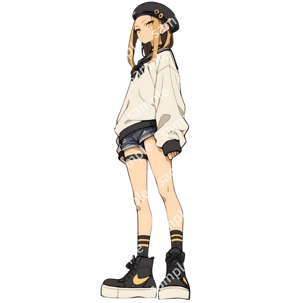 【立ち絵_128】私服の女の子