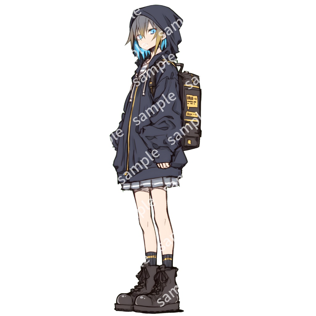 【立ち絵_129】私服の女の子