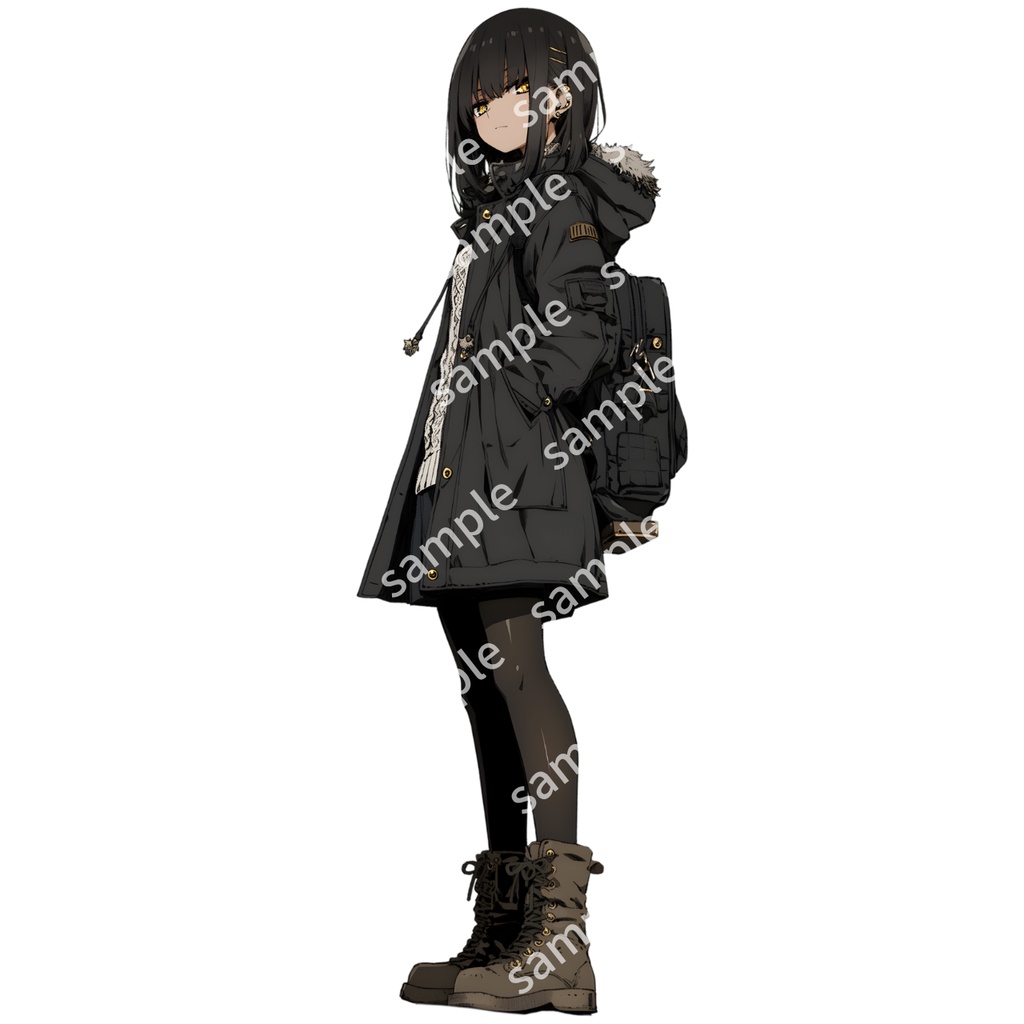 【立ち絵_130】制服の女の子