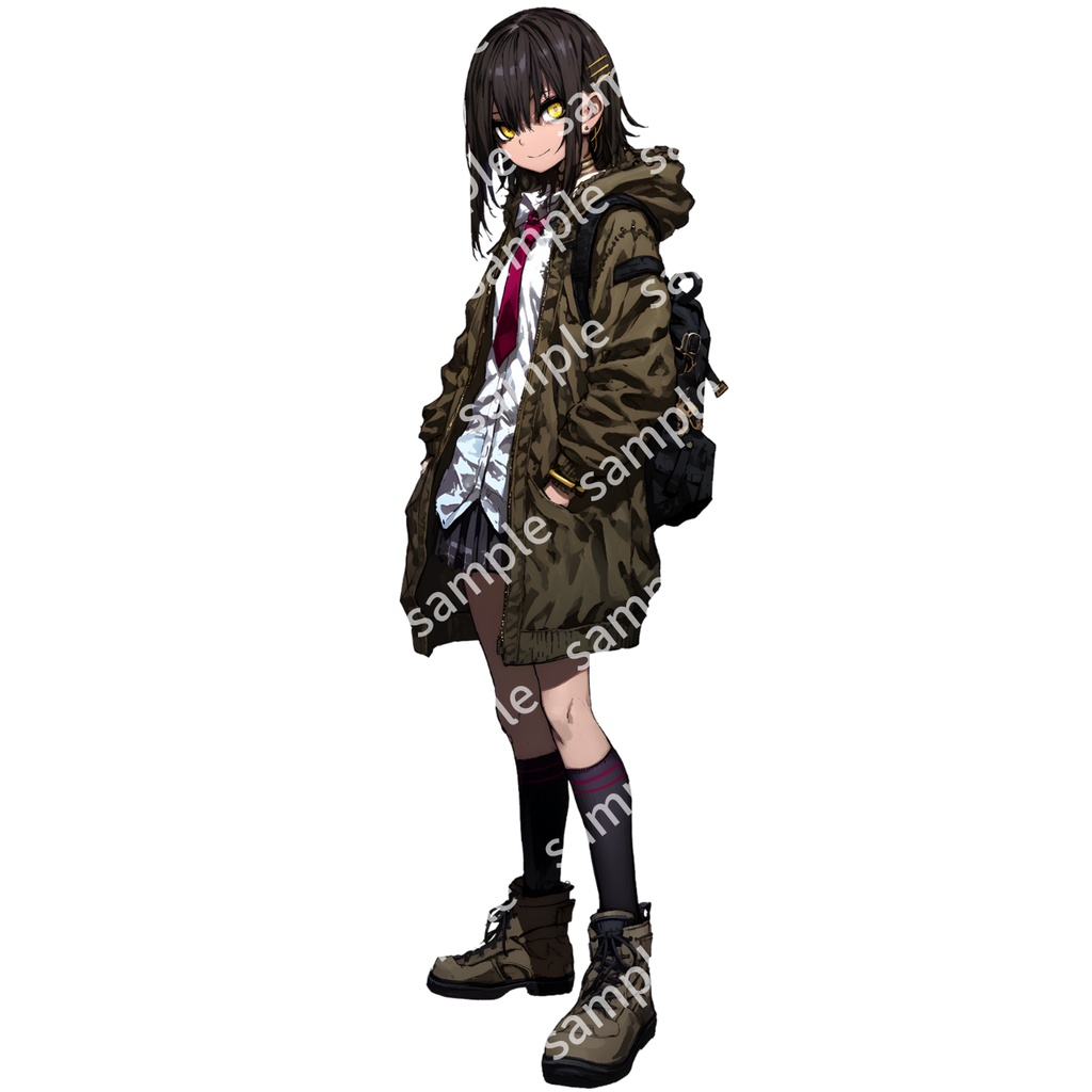 【立ち絵_131】制服の女の子