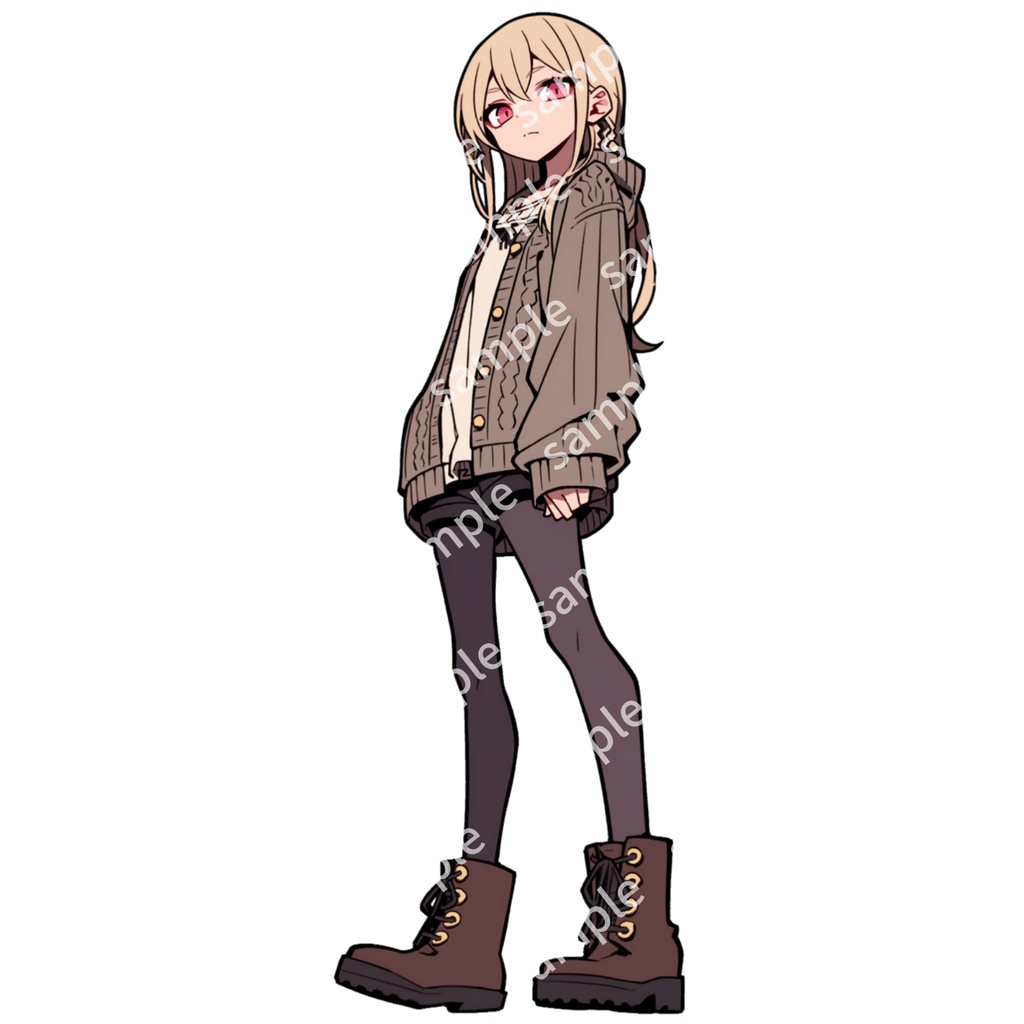 【立ち絵_133】私服の女の子 3人