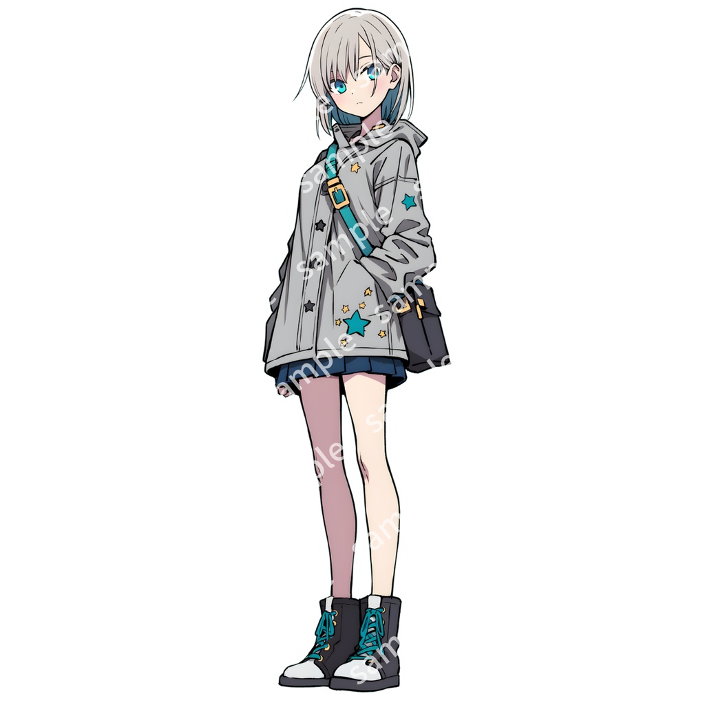 【立ち絵_133】私服の女の子 3人