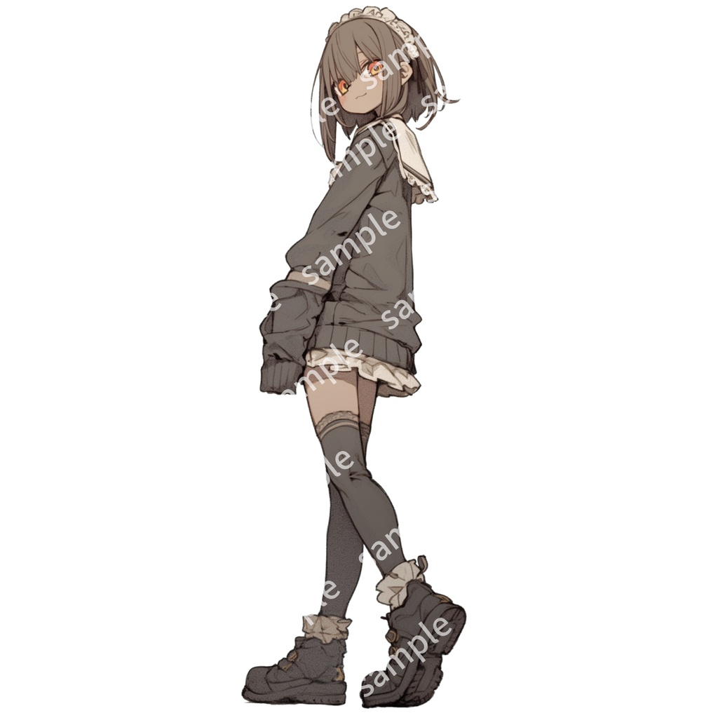 【立ち絵_135】私服の女の子