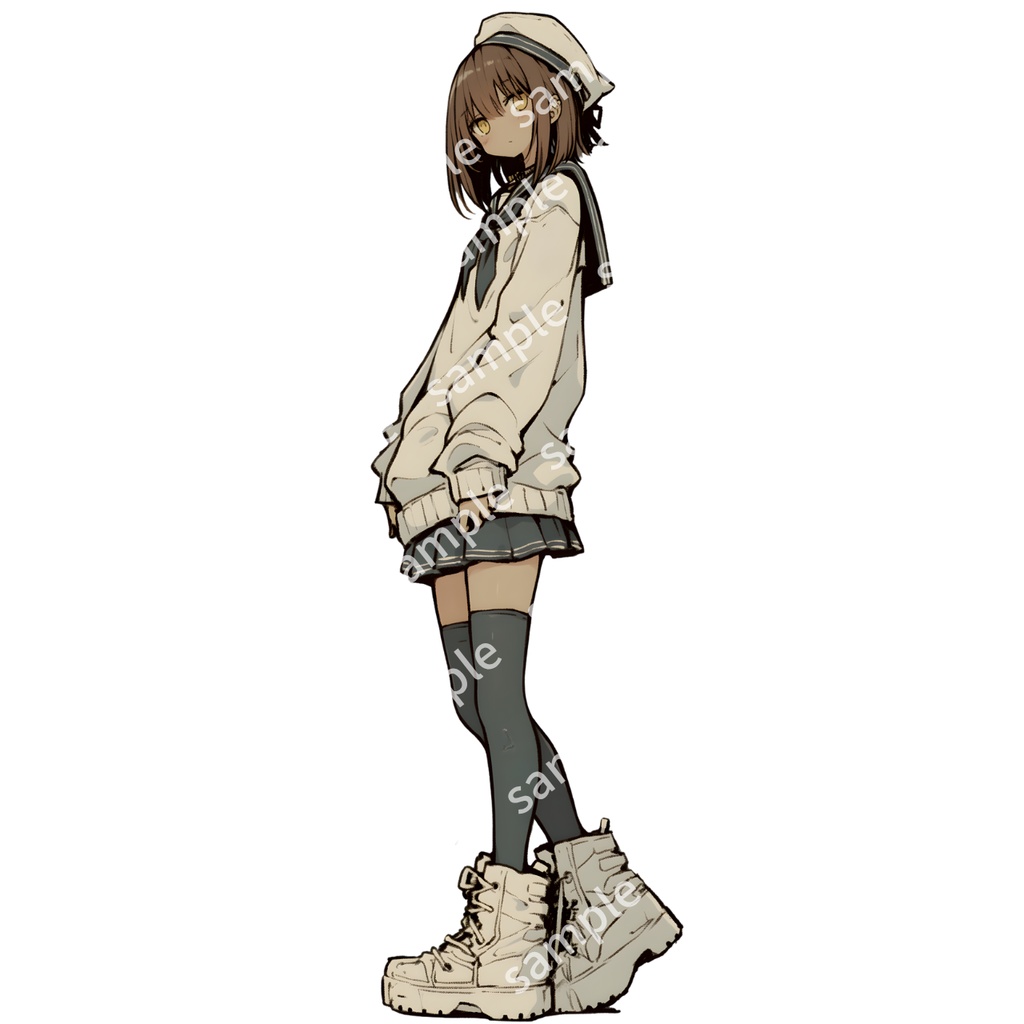 【立ち絵_136】私服の女の子