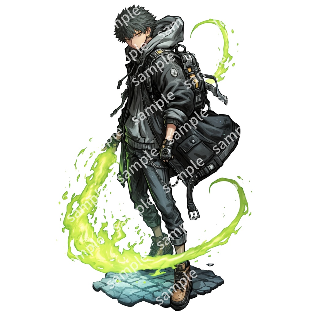 【ファンタジー立ち絵_1】男性キャラ3人 ガーデンオーダー