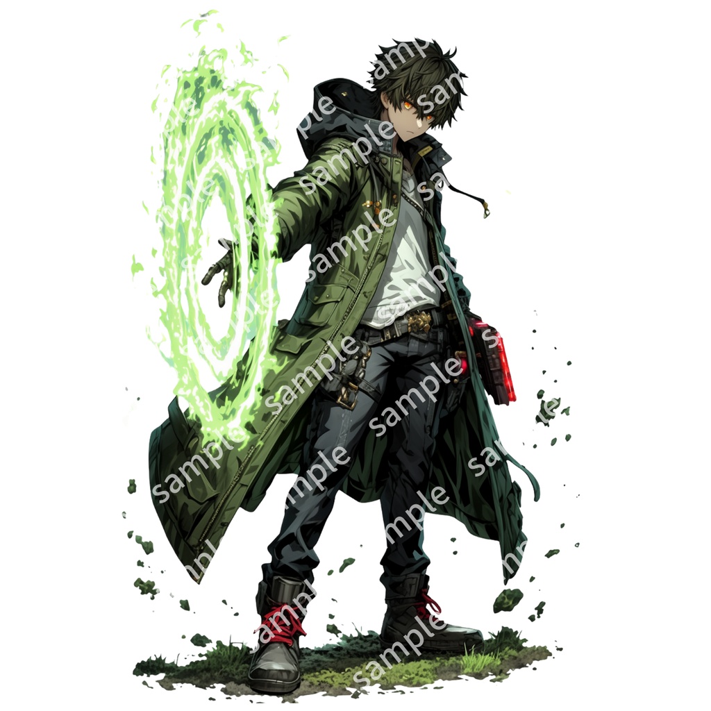 【ファンタジー立ち絵_2】男性キャラ3人 ガーデンオーダー