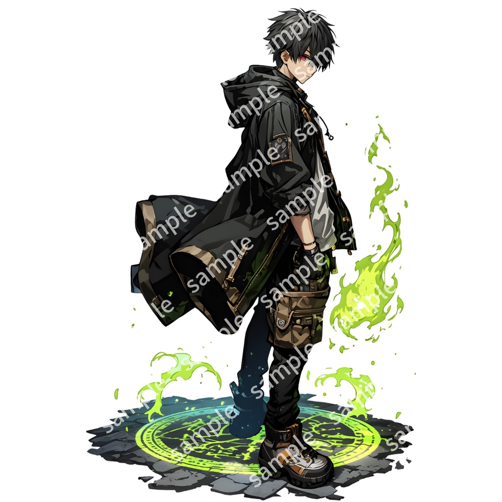 【ファンタジー立ち絵_3】男性キャラ3人 ガーデンオーダー