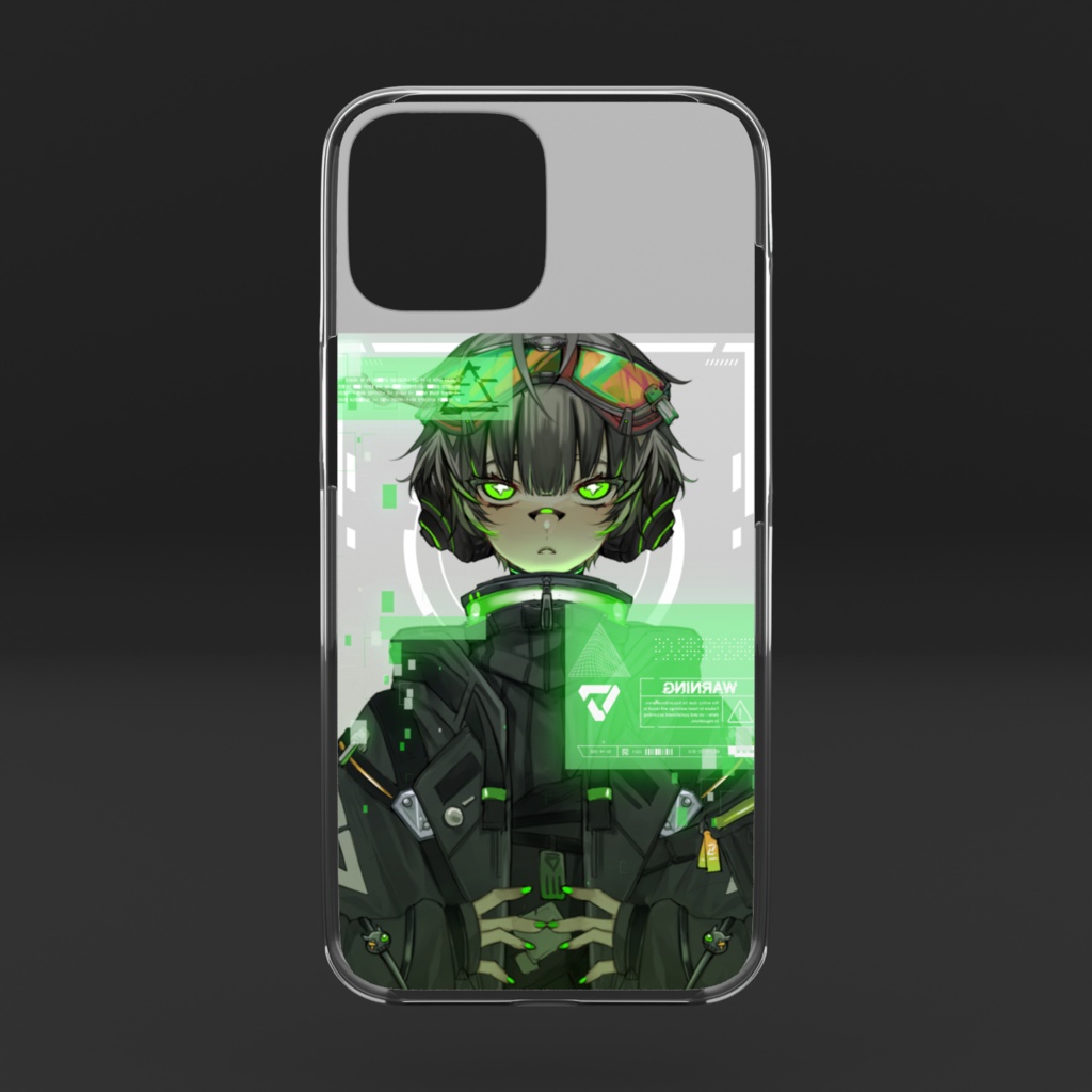 【NEON_visual】クリアスマホケース