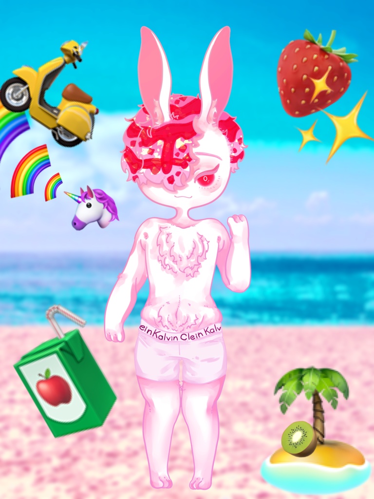 🏖ビーチうさちゃんTシャツ🏝