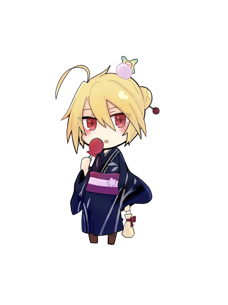 ラムダ(浴衣) アクリルキーホルダー