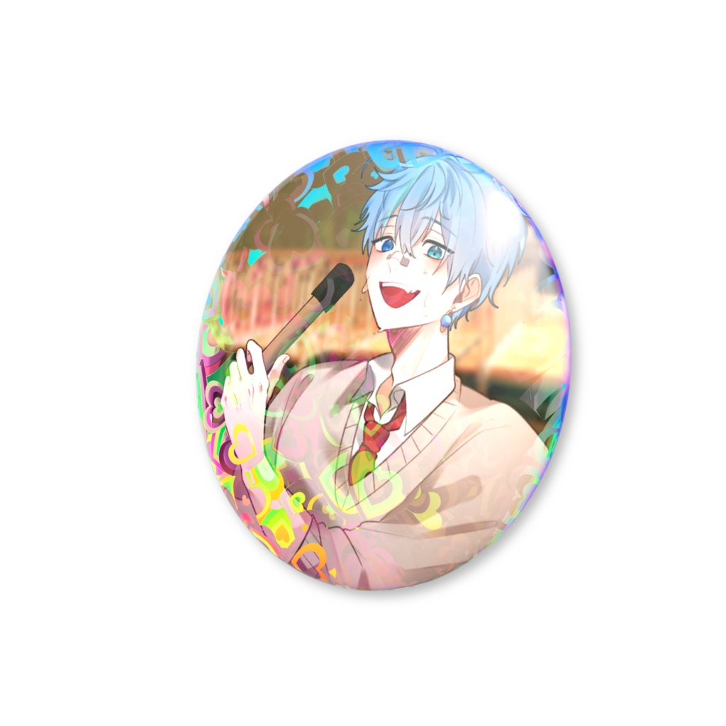 せのくん遊んでないで掃除してください ハート缶バッチ