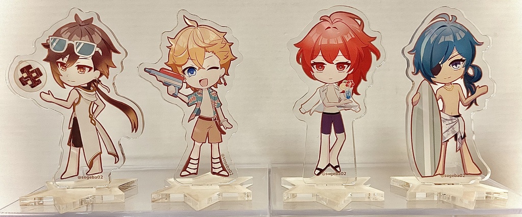 【原神】水着アクリルフィギュア【全4種】