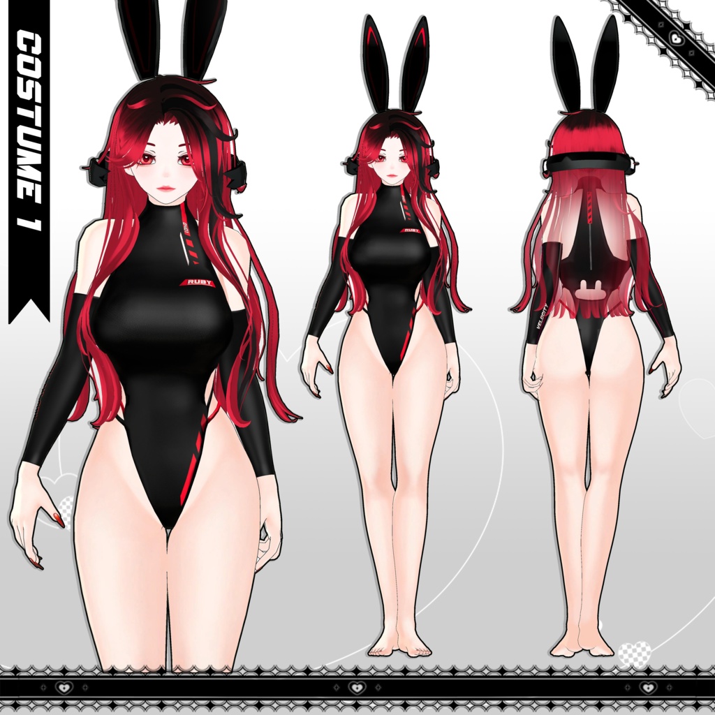 RUBY【ルビー】オリジナル3Dモデル