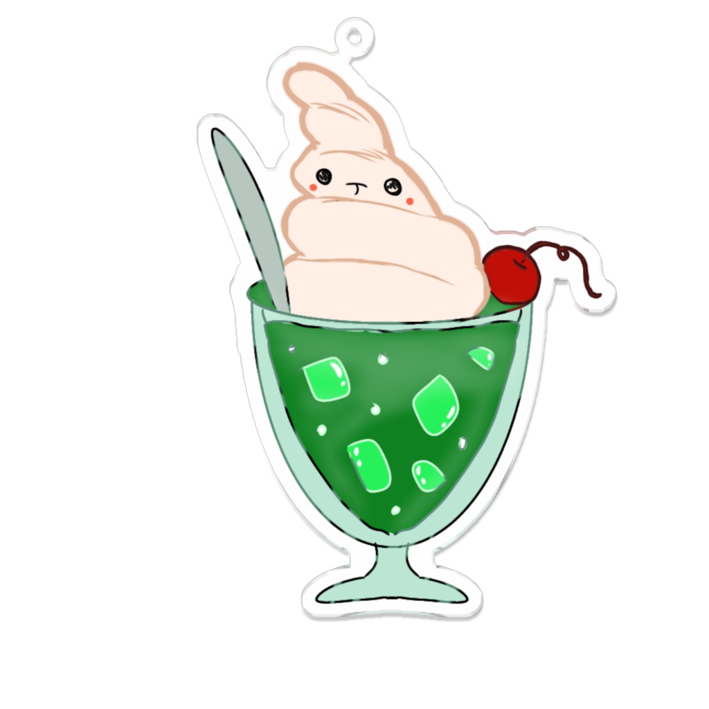 メロンソーダアクキー