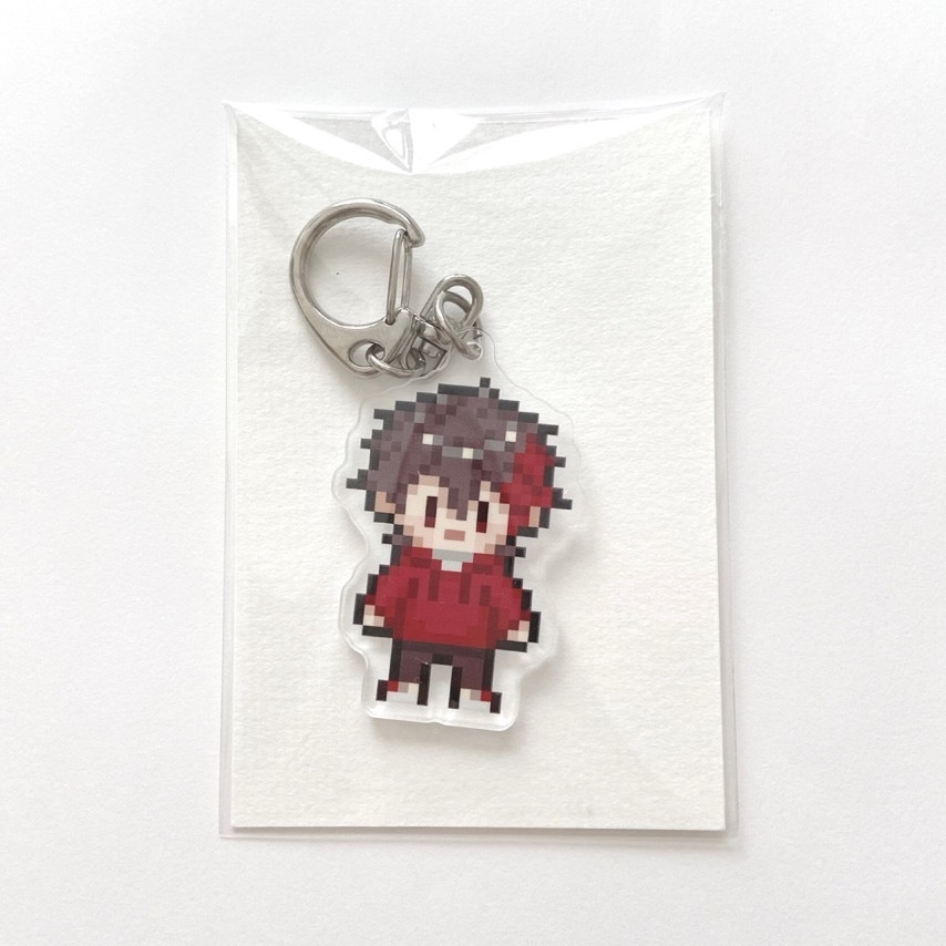 ぶんとさドット絵アクキー