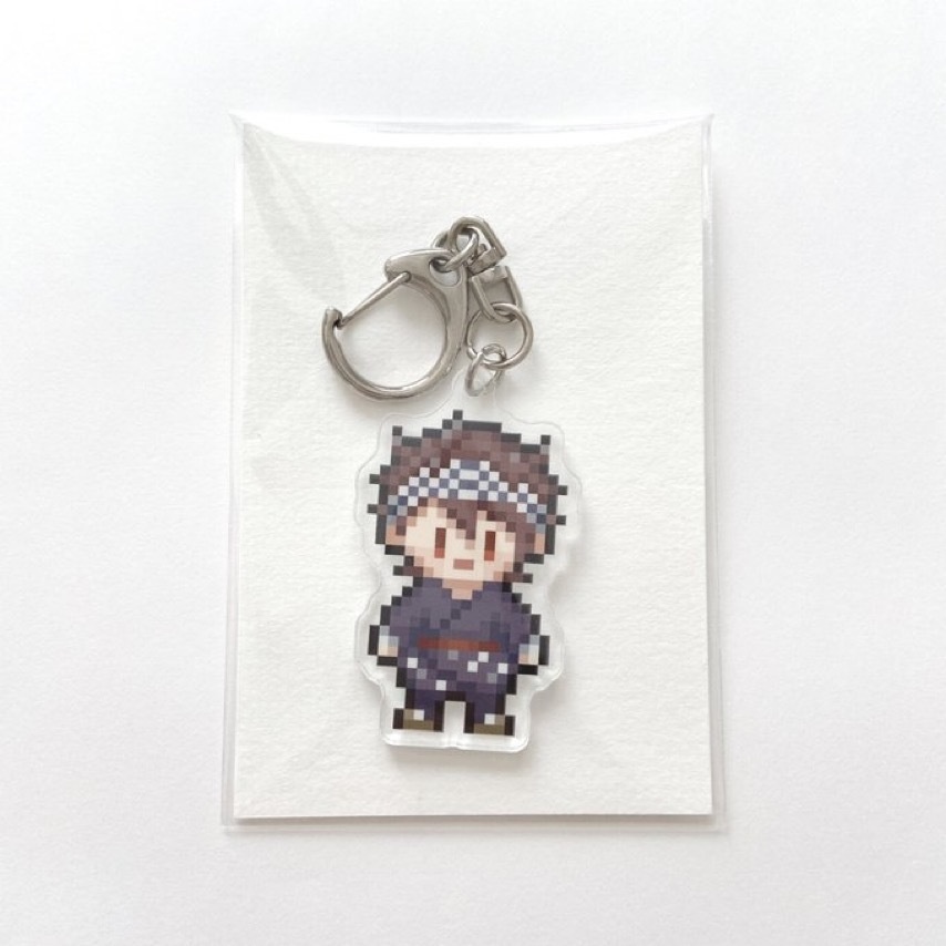 ぶんとさドット絵アクキー