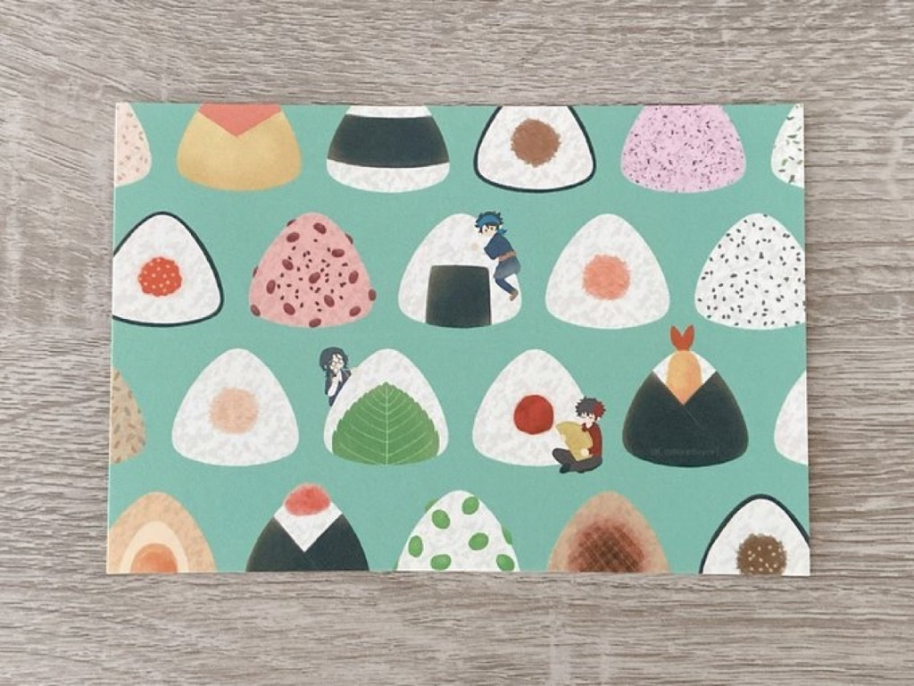 ぶんとさ おにぎりポストカード