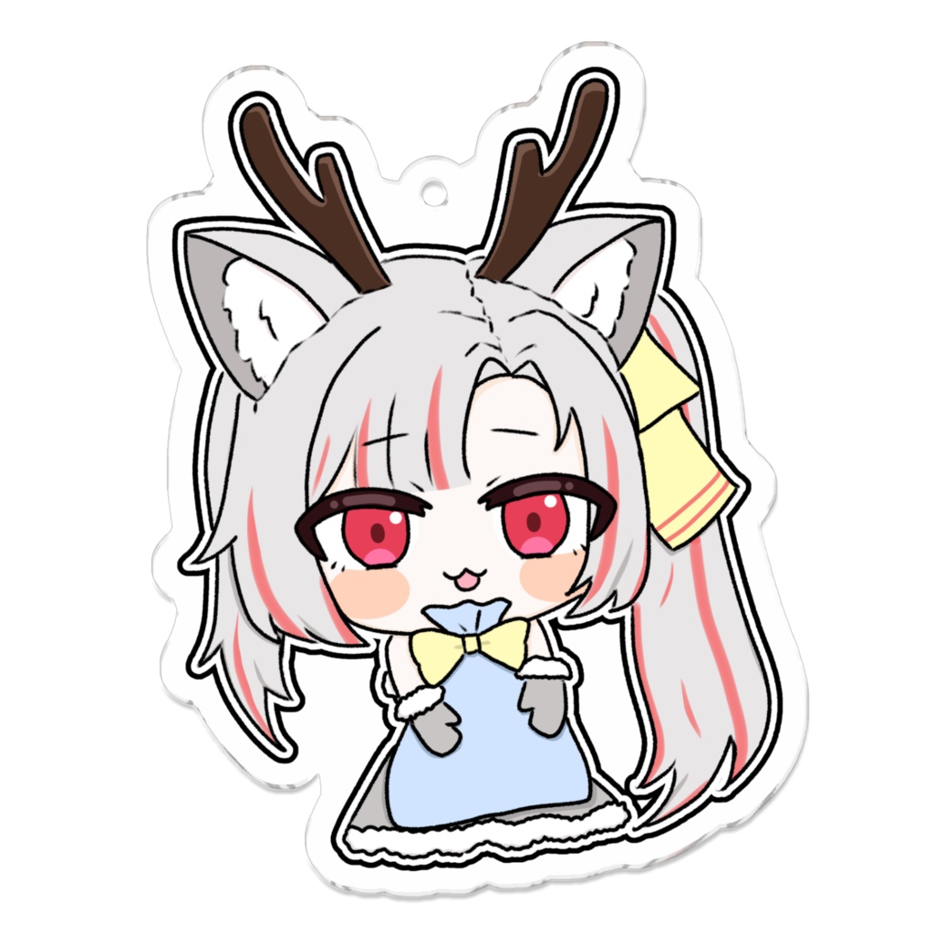 珊瑚アキリ アクリルキーホルダー(クリスマスver.)