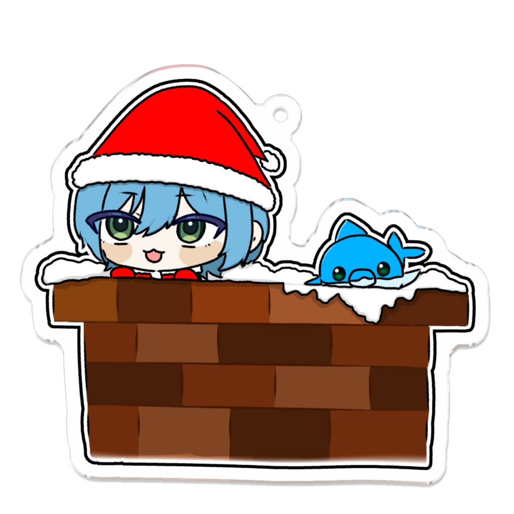 みんと アクリルキーホルダー(クリスマスver.)